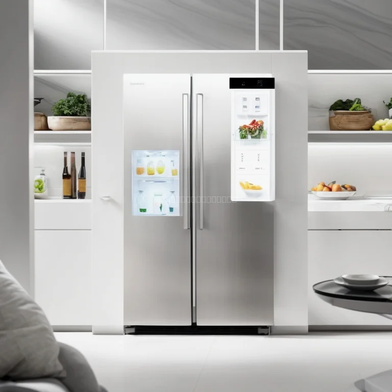 Réfrigérateur IA SmartFroid dans une cuisine moderne